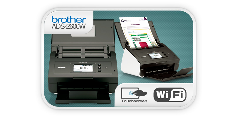 Новый документ-сканер Brother ADS-2600W уже на складе