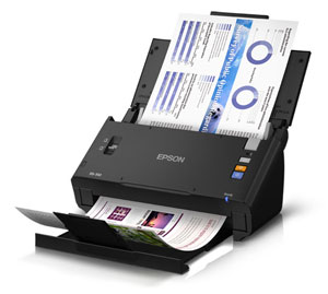 Цветной потоковый документ-сканер Epson WorkForce DS-510