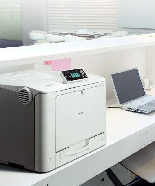 Ricoh запускает первый светодиодный цветной принтер А3  Aficio SP C730DN