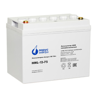 Аккумуляторная батарея Парус Электро HML-12-75