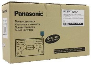 Тонер-картридж Panasonic KX-FAT421A7, черный (KX-FAT421A7)