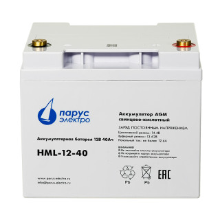Аккумуляторная батарея Парус Электро HML-12-40