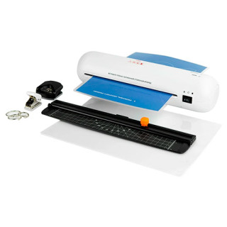 Ламинатор ГЕЛЕОС ЛМ A4 Мини белый набор 6 в 1 (ЛМА4МБ)