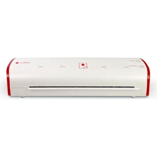 Ламинатор ГЕЛЕОС ЛМ A4 Модерн белый+красный (ЛМ-А4МБК)